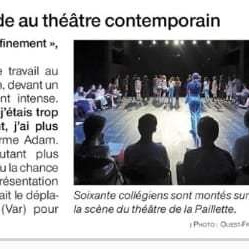 Article Ouest France jeudi 29 juin 2023