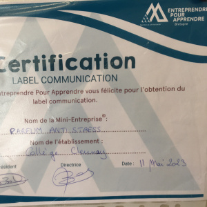 certificat entreprise argent