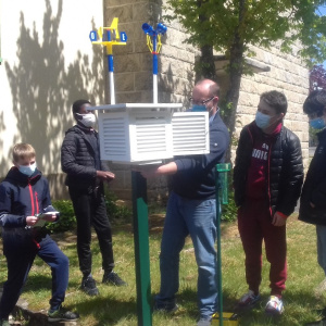 installation de la station météo