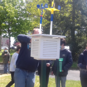 mise en place de la station météo